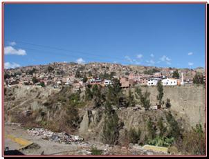 Les quartiers bas de La PAZ