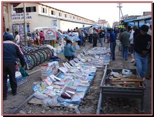 March de Juliaca,
 marchandises  mme les rails !