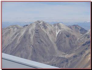 Survol de la Cordillre des Andes
