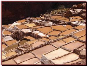 Les terrasses des salines de MARAS