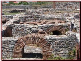 Les thermes privs de la maison de Cantaber