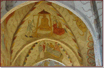 Peintures du plafond