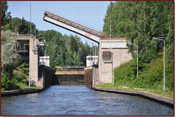 Passage d'une cluse