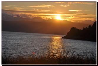 Soleil de minuit sur la E6