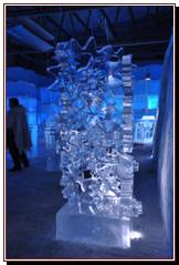 Sculpture de glace.