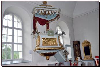 La chaire de l'glise.