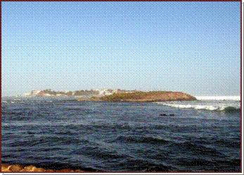 Vue sur l'le de Ngor
