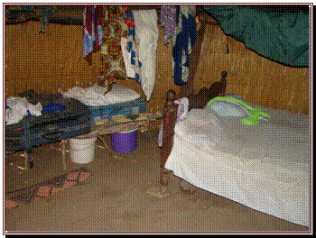 Chambre d'un villageois peul