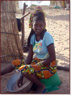Belle jeune fille peul