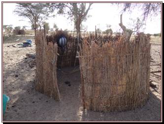 Cuisine d'un village peul