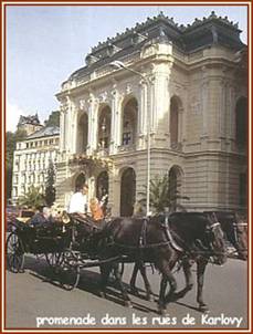 Une rue de Karlovy-Vary