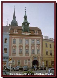 Place principale de Jindrichuv Hradec