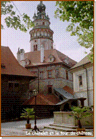 Cesky Krumlov, La II cour, le chatelet et la tour