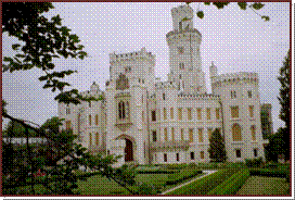 Le chteau de Hluboka Nad Vitavou