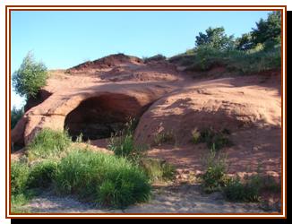 les rochers rouges de Vallaste