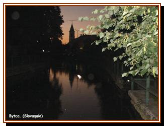 Bytca, Slovaquie, pause nocturne