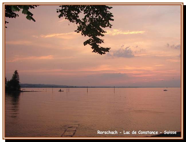 Pause nocturne au bord du lac de Constance