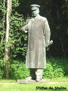 statue de Staline