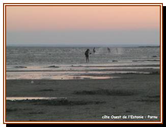 Coucher de soleil  Parnu
