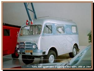 La petite 805 ayant appartenu  de grands voyageurs